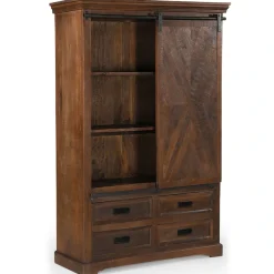 OTTO home Vitrine »Don Barn« mit 1 Schiebetür, handgefertigt, Unika-Möbel, Breite 110 cm