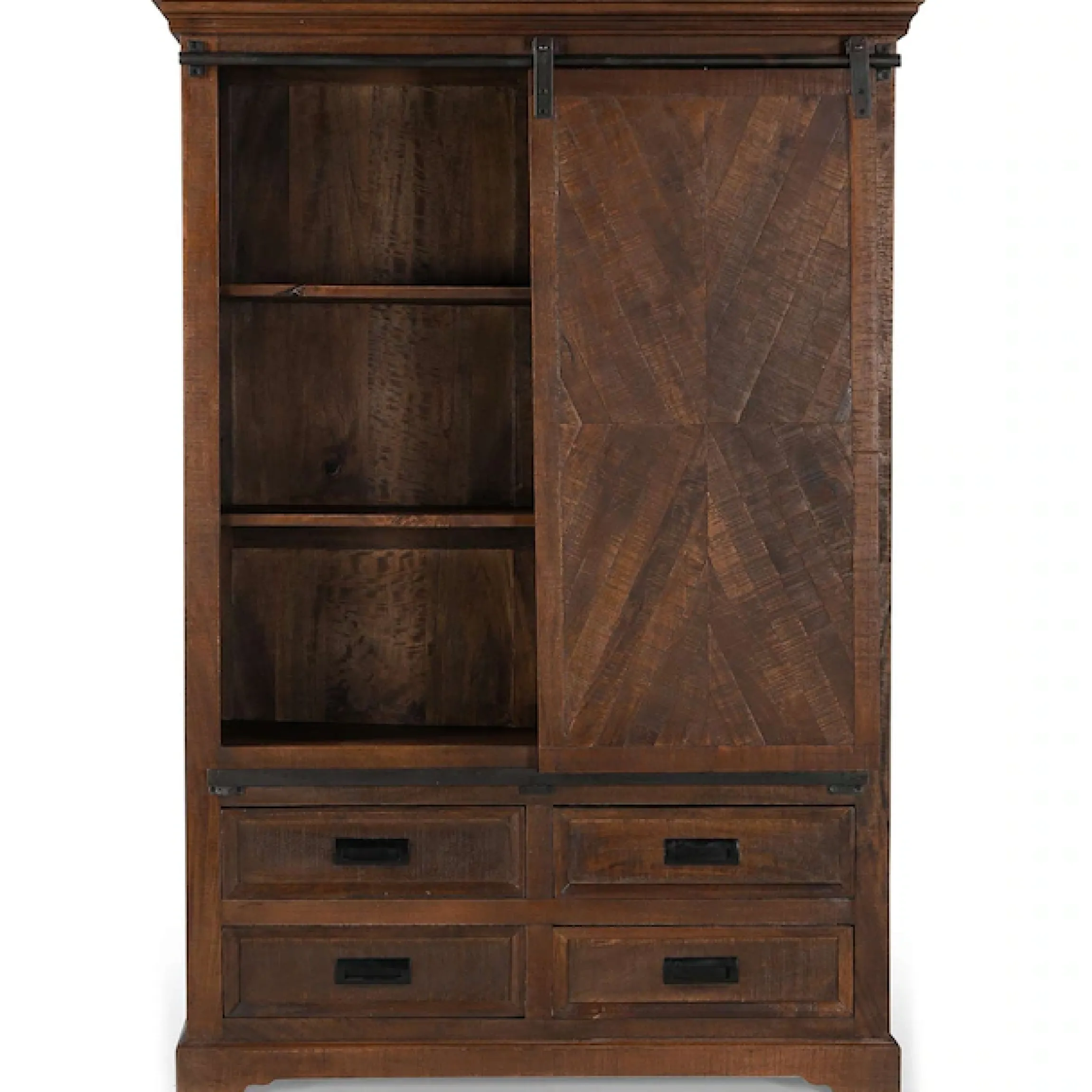 OTTO home Vitrine »Don Barn« mit 1 Schiebetür, handgefertigt, Unika-Möbel, Breite 110 cm
