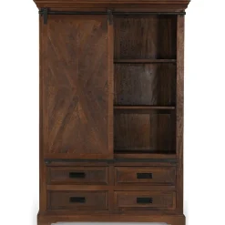 OTTO home Vitrine »Don Barn« mit 1 Schiebetür, handgefertigt, Unika-Möbel, Breite 110 cm