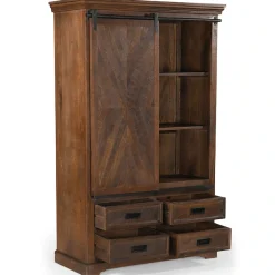 OTTO home Vitrine »Don Barn« mit 1 Schiebetür, handgefertigt, Unika-Möbel, Breite 110 cm
