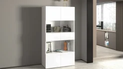 OTTO home Vitrine »Egypt« 2 Glastüren, Front Hochglanz lackiert, Korpus matt