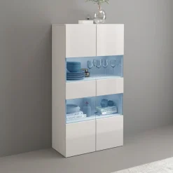 OTTO home Vitrine »Egypt« 2 Glastüren, Front Hochglanz lackiert, Korpus matt