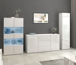 OTTO home Vitrine »Egypt« 2 Glastüren, Front Hochglanz lackiert, Korpus matt