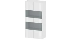 OTTO home Vitrine »Egypt« 2 Glastüren, Front Hochglanz lackiert, Korpus matt
