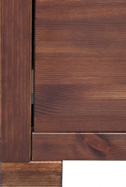 OTTO home Vitrine »Gotland« Breite 80 cm, Höhe 178 cm, mit Glastüren, aus massiver Kiefer, FSC®