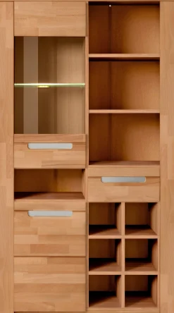 OTTO home Vitrine »Kolding« teilmassiv