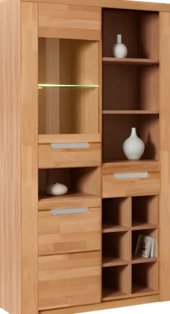 OTTO home Vitrine »Kolding« teilmassiv