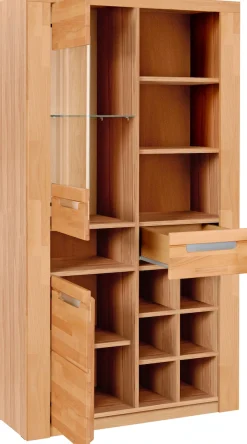 OTTO home Vitrine »Kolding« teilmassiv