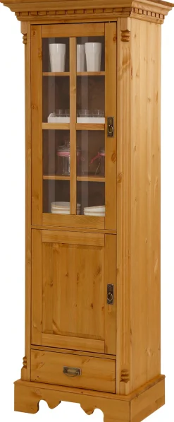 OTTO home Vitrine »Milan« Höhe 199 cm, Massivholz, FSC®-zertifiziert