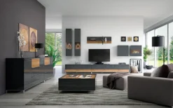 OTTO home Vitrine »Onyx« (B/H/T): 93,2/116,3/14cm,mit Soft-Close-Funktion