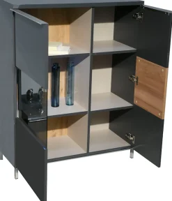 OTTO home Vitrine »Onyx« (B/H/T): 93,2/116,3/14cm,mit Soft-Close-Funktion