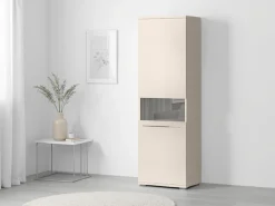OTTO home Vitrine »Piano« (H/B/T): 193/60/40,2cm,UV lackiert, Soft-Close Funktion