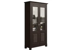 OTTO home Vitrine »Rauna« Aus massiver Kiefer, Türen mit Glaseinsätzen