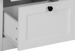 OTTO home Vitrine »Rigny« aus MDF, mit Holz-Zierleiste, schwarzem Metallgriff