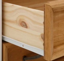 OTTO home Vitrine »Selma« Höhe 180 cm, mit schöner Holzmaserung