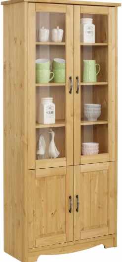 OTTO home Vitrine »Trinidad« 4-türig, Breite 85 cm
