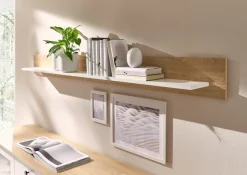 OTTO home Wandboard »Brest, Wandregal im Landhausstil, Hängeregal mit Ablagefläche« vielseitig einsetzbar, zeitlos, 180 cm breit