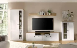 OTTO home Wandboard »Brest, Wandregal im Landhausstil, Hängeregal mit Ablagefläche« vielseitig einsetzbar, zeitlos, 180 cm breit