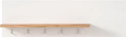 OTTO home Wandregal »KS-Westminster« Breite 130 cm, mit 5 Haken, exclusiv by Otto