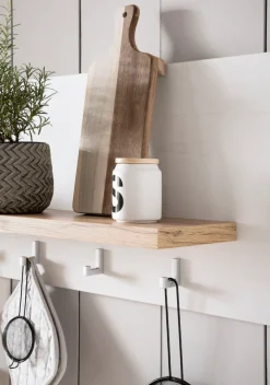 OTTO home Wandregal »KS-Westminster« Breite 130 cm, mit 5 Haken, exclusiv by Otto