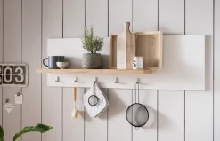 OTTO home Wandregal »KS-Westminster« Breite 130 cm, mit 5 Haken, exclusiv by Otto