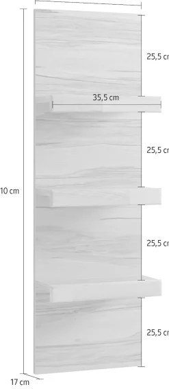 OTTO home Wandregal »Silkeborg« Breite 35 cm