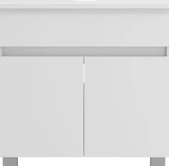 OTTO home Waschbeckenunterschrank »Bozen, Unterbeckenschrank 60 cm« griffloses Design, Maße (B/T/H): 60/35/54 cm