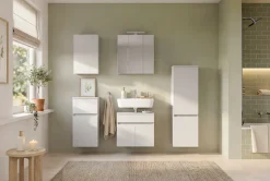 OTTO home Waschbeckenunterschrank »Bozen, Unterbeckenschrank 60 cm« griffloses Design, Maße (B/T/H): 60/35/54 cm