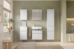 OTTO home Waschbeckenunterschrank »Bozen, Unterbeckenschrank 60 cm« griffloses Design, Maße (B/T/H): 60/35/54 cm