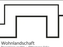 OTTO home Wohnlandschaft »Alberto U-Form, B: 350 cm, mit Kopfteilverstellung, XXL-Sofa« optional mit Schlaffunktion, Couch mit Lederoption