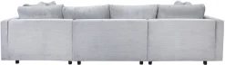 OTTO home Wohnlandschaft »Antonia U-Form, B: 298 cm, inkl. Hocker, Federkernpolsterung« extra große Liegefläche, 282x178cm, inkl. 3 Zierkissen