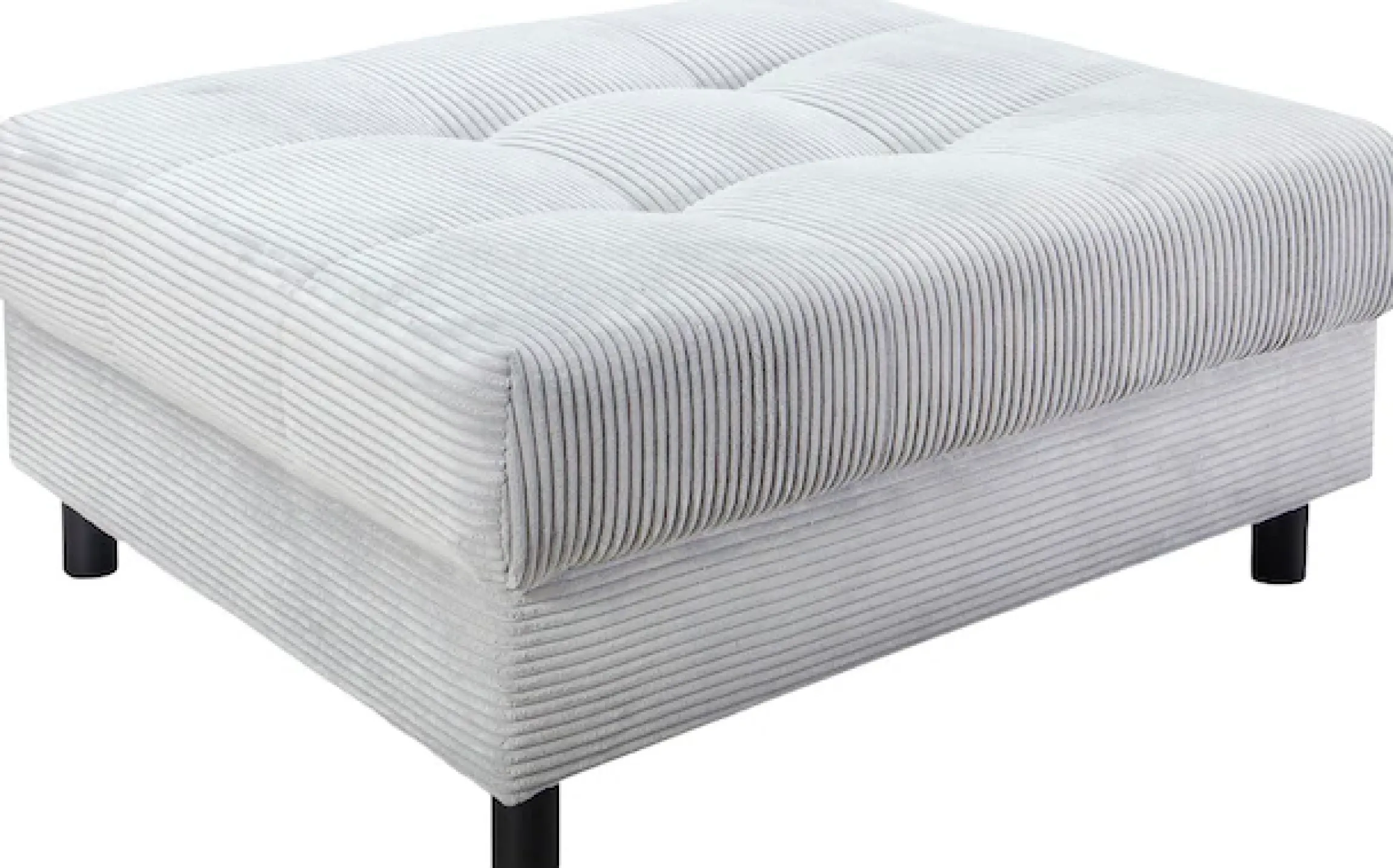 OTTO home Wohnlandschaft »Antonia U-Form, B: 298 cm, inkl. Hocker, Federkernpolsterung« extra große Liegefläche, 282x178cm, inkl. 3 Zierkissen