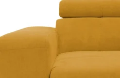 OTTO home Wohnlandschaft »Ballerup 359 x 228 cm, auch mit verstellbarer Sitztiefe« Kopfteile verstellbar, aus pflegeleichtem, weichem Bezugsstoff, U-Form