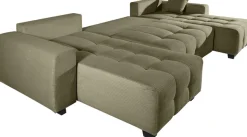 OTTO home Wohnlandschaft »Bella U-Form, B: 314 cm, inkl. Schlaffunktion« inkl. Bettkasten, Bonellfederkern, extra große Liegefläche: 269x135cm
