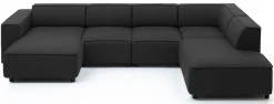 OTTO home Wohnlandschaft »Bulky U-Form« in U-Form und XXL Sitzfläche, modular aufgebaut