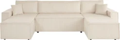 OTTO home Wohnlandschaft »CASSI L-Form, 311cm - OTTO. Verlässliche Qualität.« Schlaffunktion (133/270), Bettkasten, Cord, Unser Tiefpreis