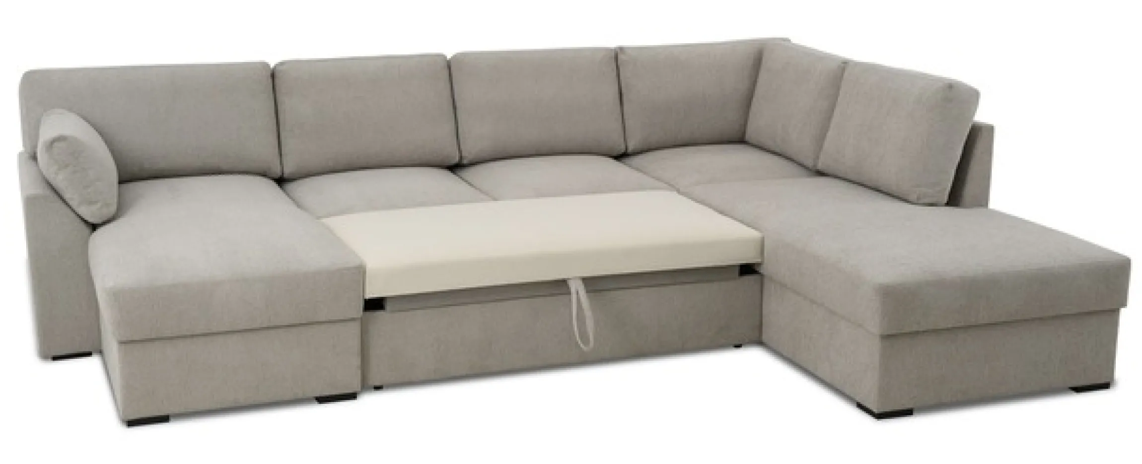 OTTO home Wohnlandschaft »Citry« Breite 309 cm, Chenille, Bettfunktion, Bettkasten, U-Form