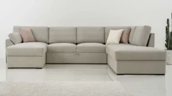 OTTO home Wohnlandschaft »Citry« Breite 309 cm, Chenille, Bettfunktion, Bettkasten, U-Form