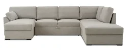 OTTO home Wohnlandschaft »Citry« Breite 309 cm, Chenille, Bettfunktion, Bettkasten, U-Form