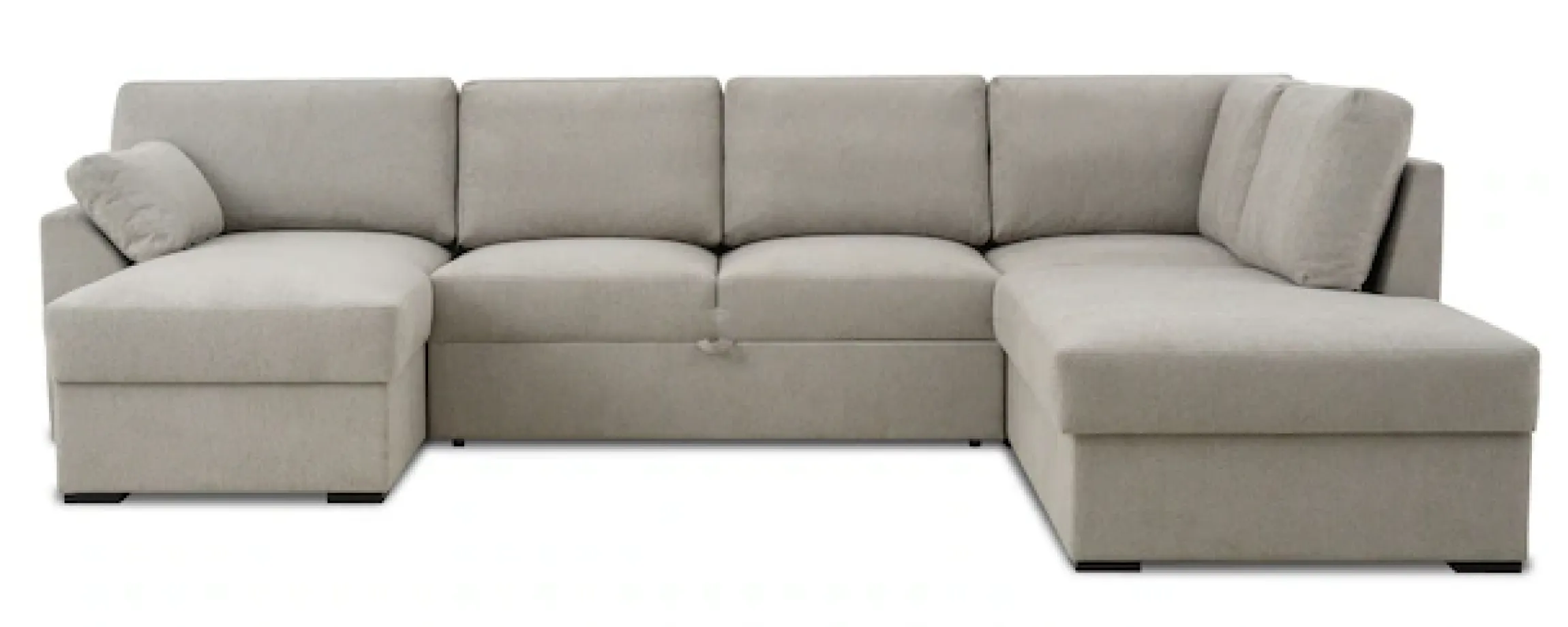 OTTO home Wohnlandschaft »Citry« Breite 309 cm, Chenille, Bettfunktion, Bettkasten, U-Form