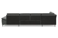 OTTO home Wohnlandschaft »Costello U-Form, B: 363 cm mit Sitztiefen-, Armteilverstellung &« 3 Nierenkissen, optional Schlaffunktion & Bettkasten