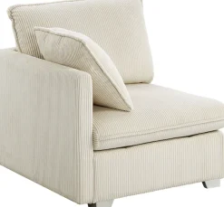OTTO home Wohnlandschaft »Matti, Modul-Sofa, individuell stellbar, in Cord« modularer 4-Sitzer mit 2 Hockern, weicher Cordbezug