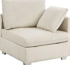 OTTO home Wohnlandschaft »Matti, Modul-Sofa, individuell stellbar, in Cord« modularer 4-Sitzer mit 2 Hockern, weicher Cordbezug