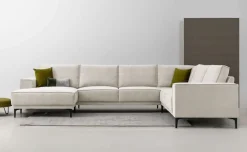 OTTO home Wohnlandschaft »OLAND Struktur fein U-Form, XXL, B: 342 cm, Skandi-Design« Skandi-Design in Struktur, Flachgewebe, Luxus-Microfaser, Boucle
