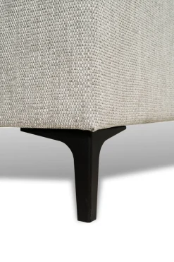OTTO home Wohnlandschaft »OLAND Flachgewebe U-Form, XXL, B: 345 cm, Skandi-Design« U-Form, 345 cm, Wellenunterfederung, Skandi-Design, Metallfüße