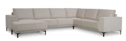 OTTO home Wohnlandschaft »OLAND Cord U-Form, XXL, B: 342 cm, Skandi-Design« Skandi-Design in Struktur, Flachgewebe, Luxus-Microfaser, Boucle