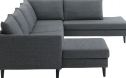 OTTO home Wohnlandschaft »Rekvik U-Form« mit Wellenunterfederung, mit Massivholzfüßen