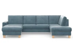 OTTO home Wohnlandschaft »Summer U-Form« mit oder ohne Schlaffunktion und Bettkasten, Cord-Bezug