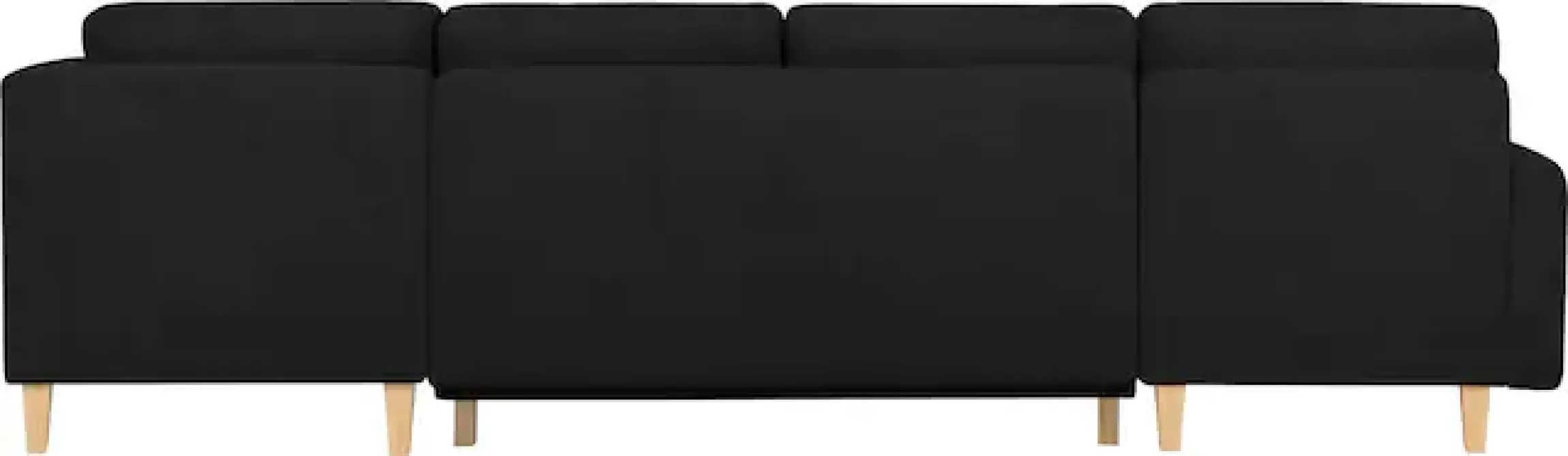 OTTO home Wohnlandschaft »TRIPLO U-Form wahlweise mit Schlaffunktion, B/T/H: 310/192/90 cm« Schlafsofa, auch mit Bettkasten, Steppung im Rückenkissen