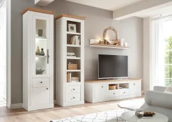OTTO home Wohnwand »Westminster, Anbauwand im Landhausstil, Komplettset, Wohnzimmer-Set« Set, 4 Stk. tlg.